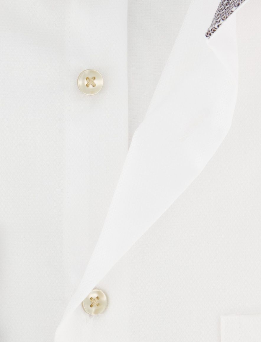 Wit overhemd regular fit Seidensticker strijkvrij