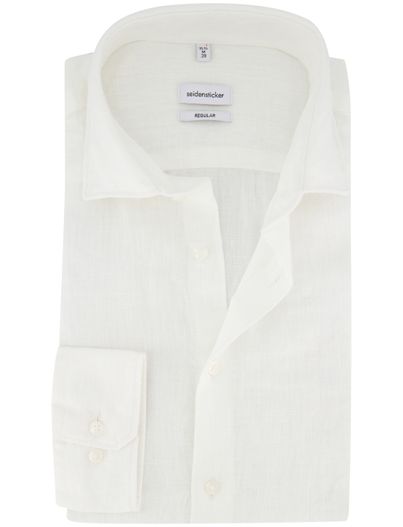 Seidensticker Wit overhemd Seidensticker Regular fit linnen