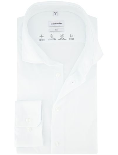 Seidensticker Wit seidensticker overhemd slanke fit