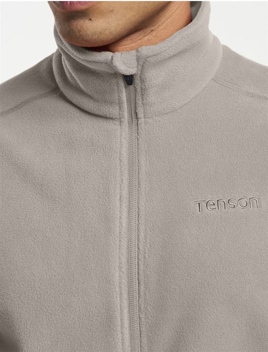 Tenson vest beige fleece gemeleerd