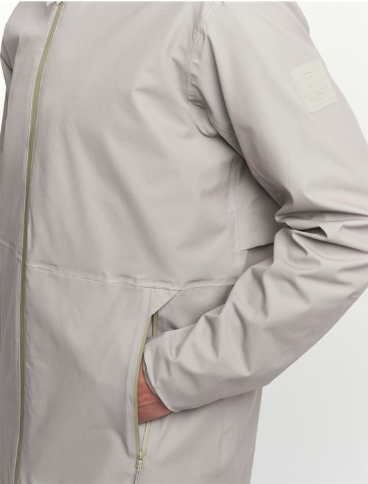 Tenson lange jas beige waterdicht