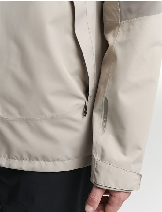 Tenson windjack beige met capuchon waterafstotend