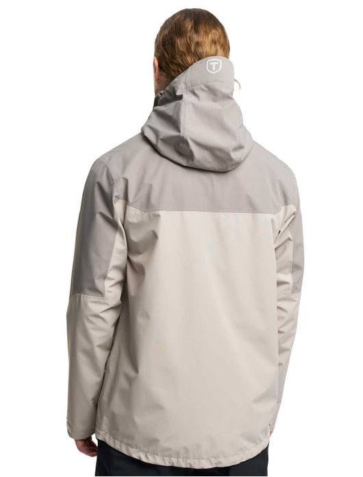 Tenson windjack beige met capuchon waterafstotend