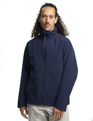 Tenson Regenjas Tenson donkerblauw afneembare capuchon