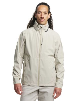 Tenson Beige polyester zomerjas Tenson windjack kort borstzak