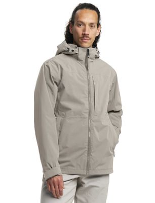Tenson Waterdichte jas Tenson beige met capuchon