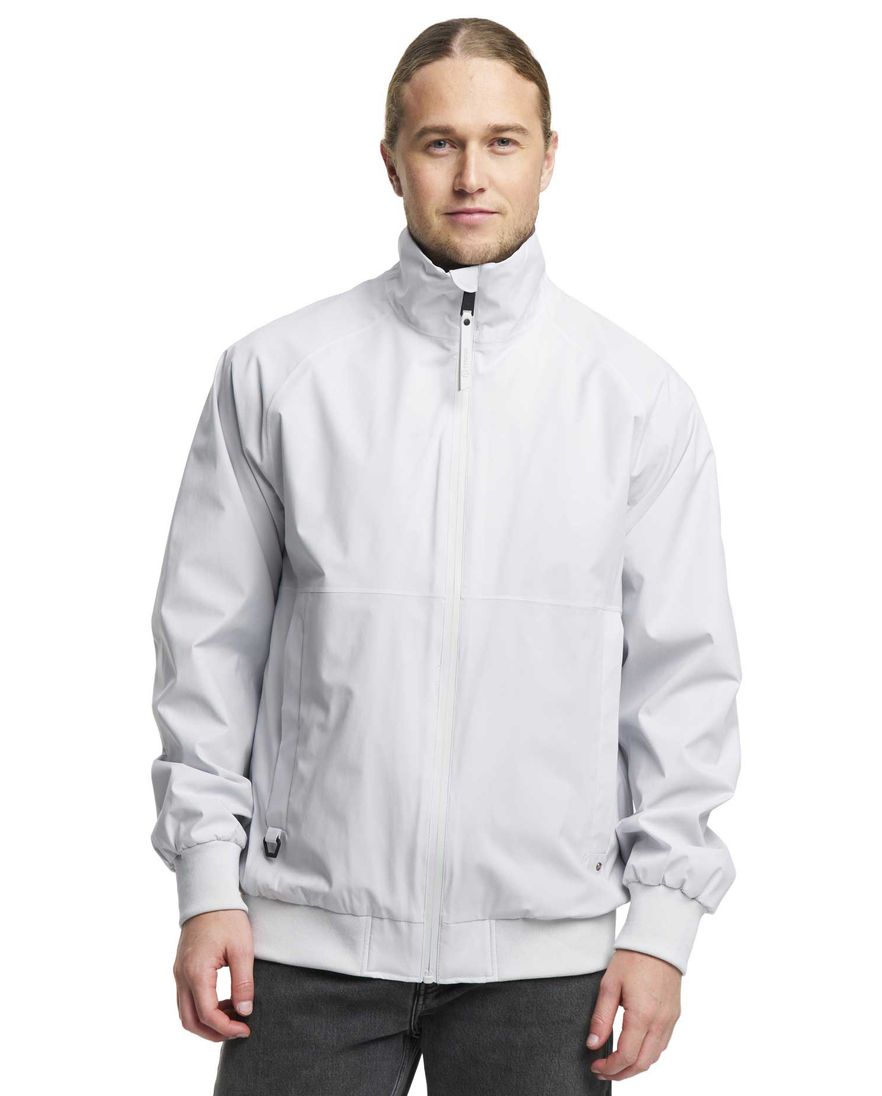 Tenson softshell jas grijs capuchon