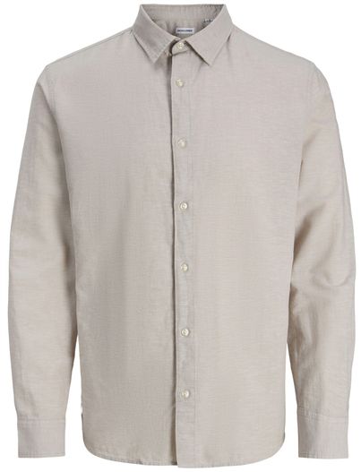 Jack & Jones Jack & Jones Plus Size overhemd beige