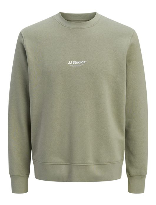 Plus size Jack & Jones sweater groen ronde hals