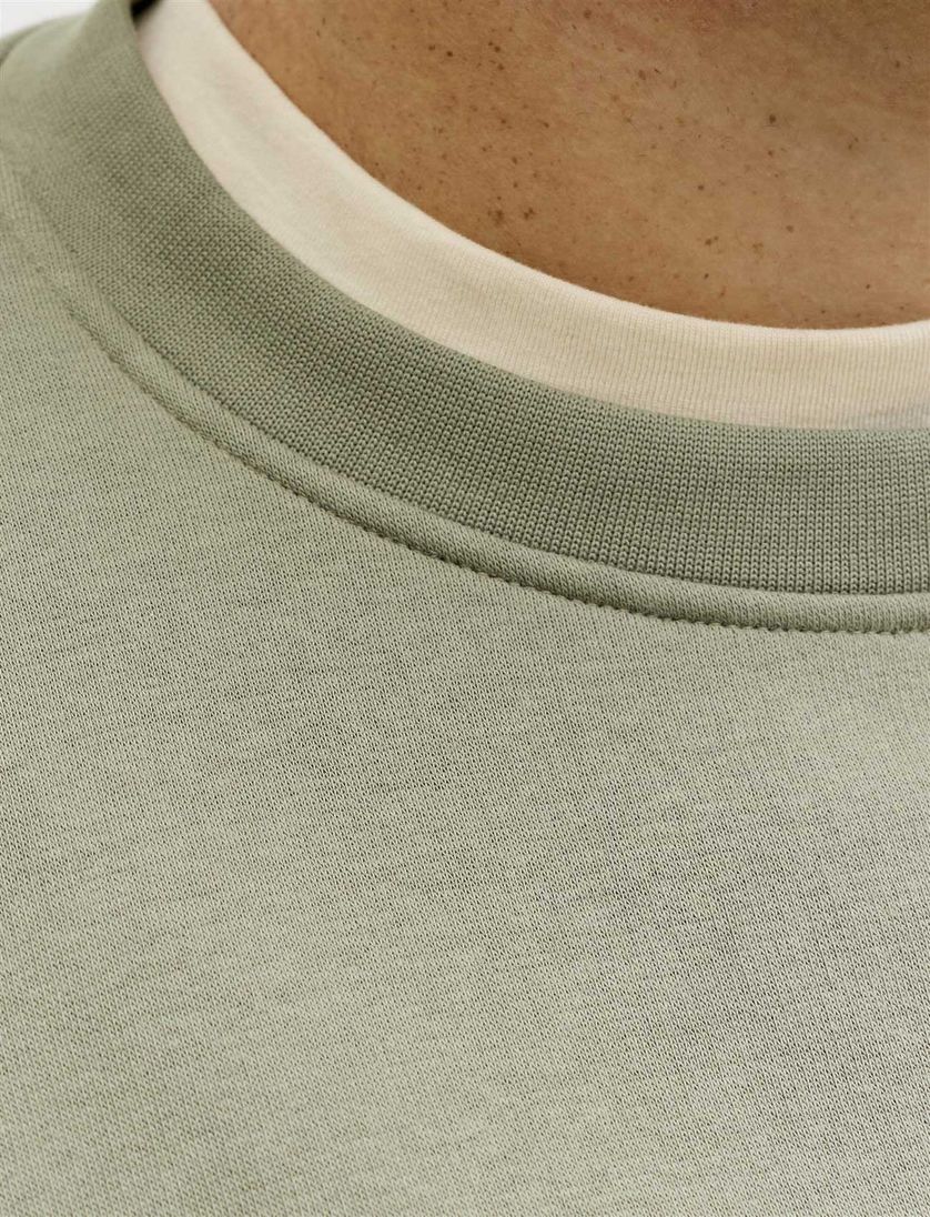 Groene sweater Jack & Jones Plus Size ronde hals