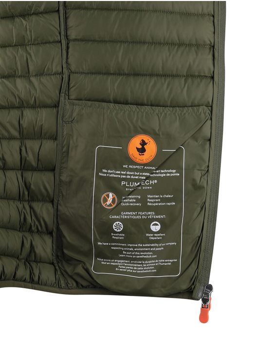 Save the Duck jas groen