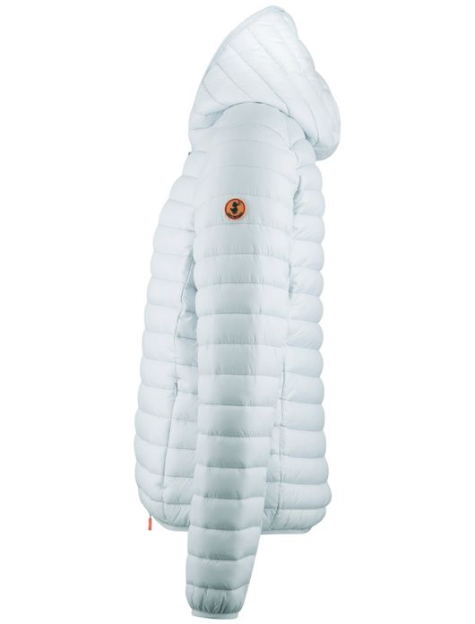 Save the Duck jas grijs met capuchon