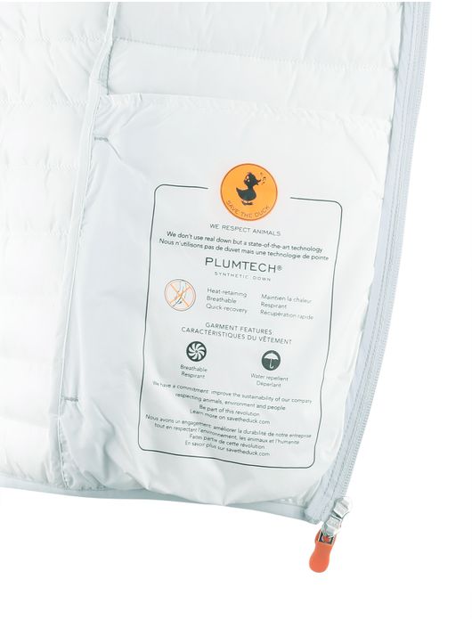 Save the Duck jas grijs met capuchon