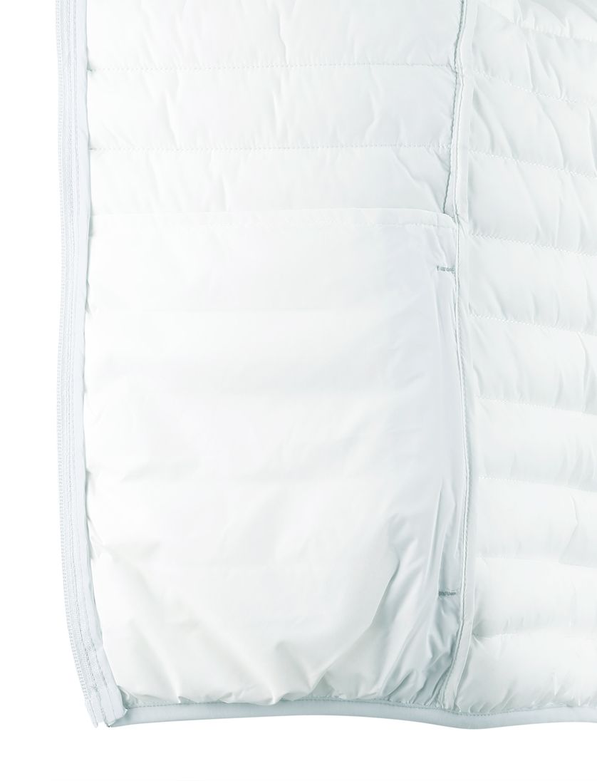 Ijsblauw zomerjas Save the Duck gewatteerd nylon capuchon