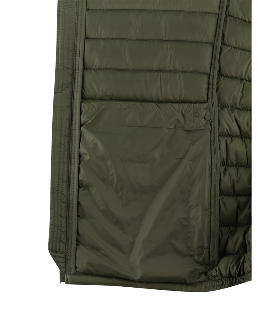 Save the Duck zomerjas donkergroen gewatteerd ritszakken