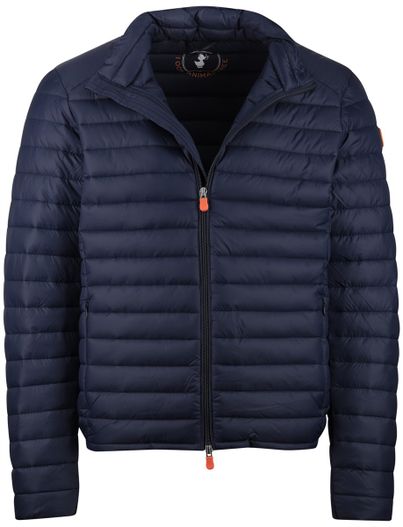 Save the Duck Save the Duck zomerjas donkerblauw gewatteerd ritszakken