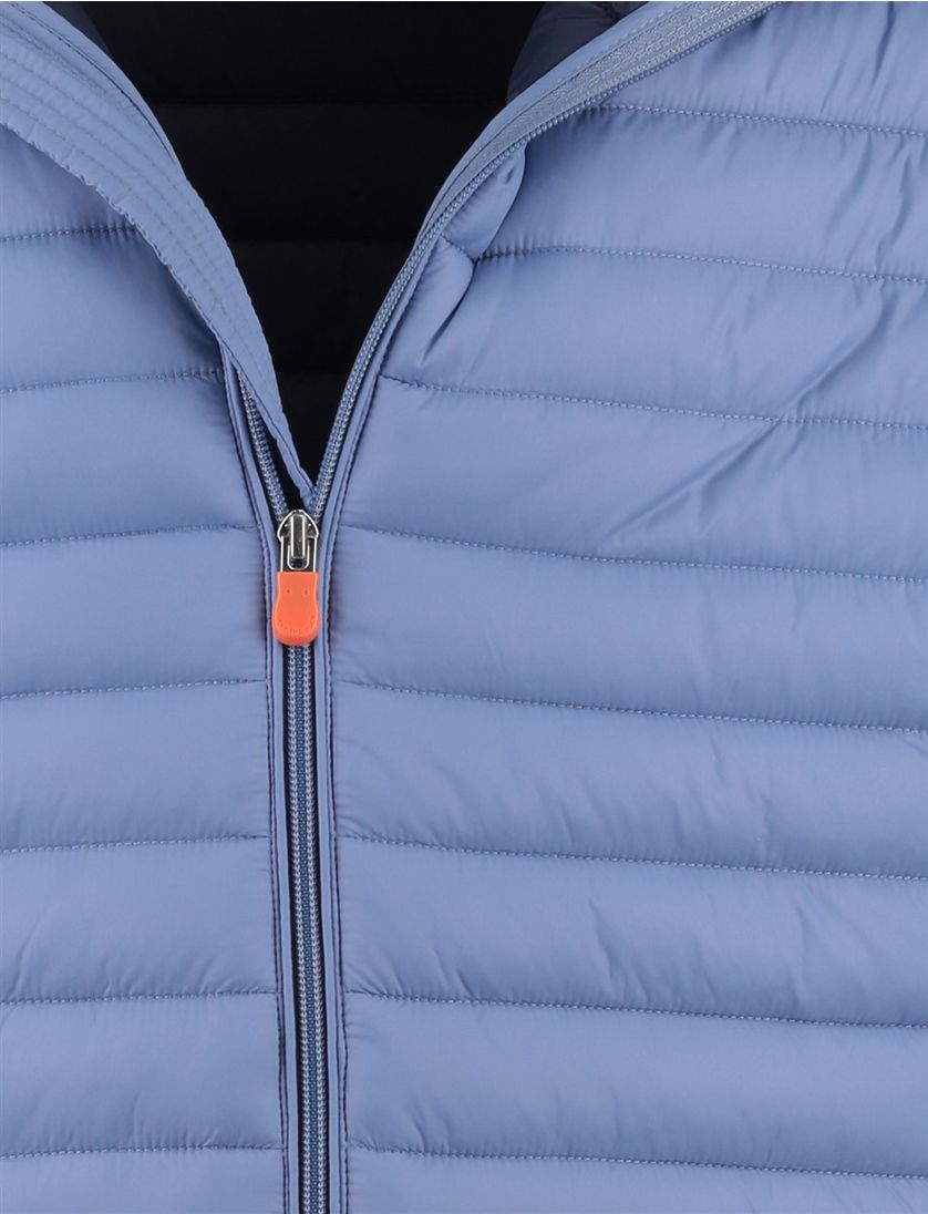 Lichtblauw zomerjas Save the Duck gewatteerd nylon