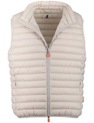 Save the Duck Beige gewatteerde bodywarmer Save The Duck normale fit
