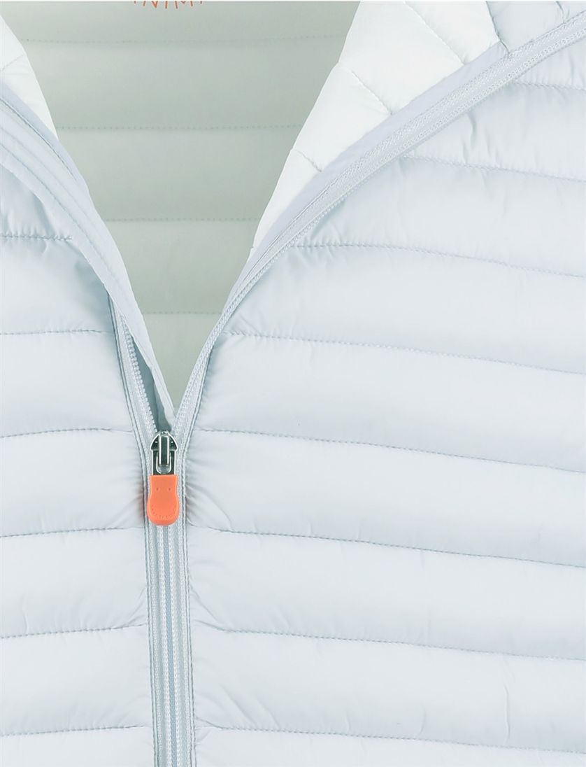 Ijsblauwe gewatteerde bodywarmer Save The Duck