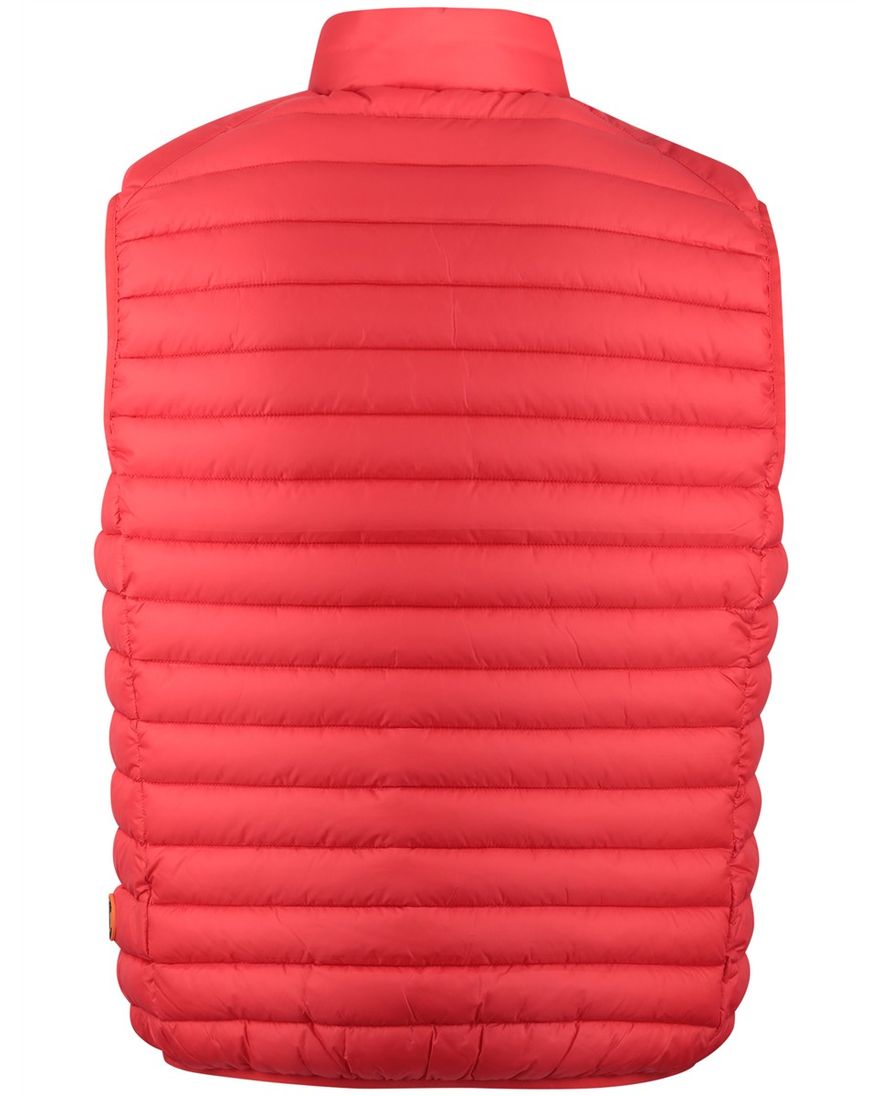 Save The Duck gewatteerde bodywarmer rood
