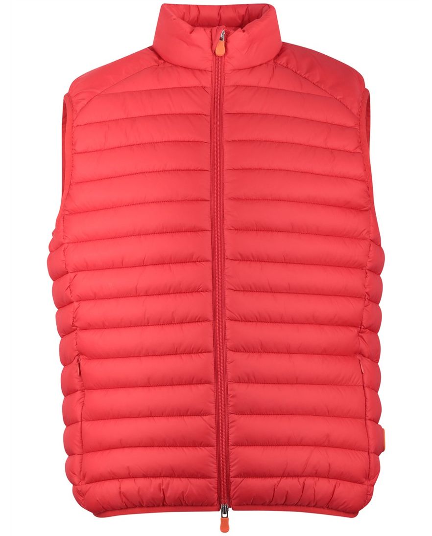Save The Duck gewatteerde bodywarmer rood
