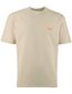 Supply & Co T-shirt beige met oranje backprint sunday running