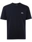 Supply & Co T-shirt donkerblauw backprint wit sunday running club