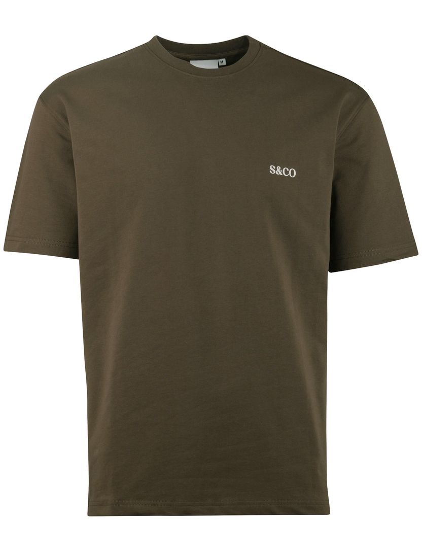 T-shirt Supply & Co bruin backprint citroen padel