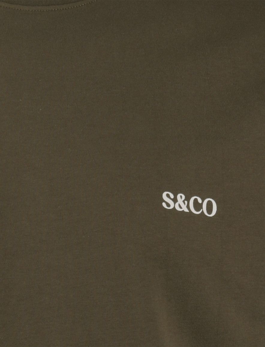 Supply & Co T-shirt bruin backprint citroen padel