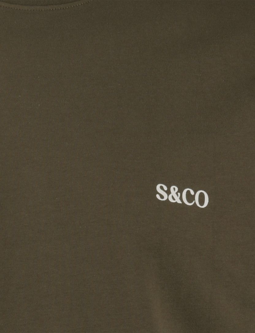 T-shirt Supply & Co bruin backprint citroen padel