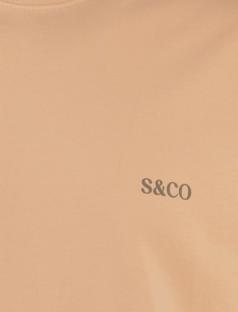 T-shirt Supply & Co oranje backprint citroen padel