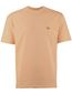 T-shirt Supply & Co oranje backprint zon met bruine golven