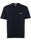 Supply & Co T-shirt donkerblauw met backprint