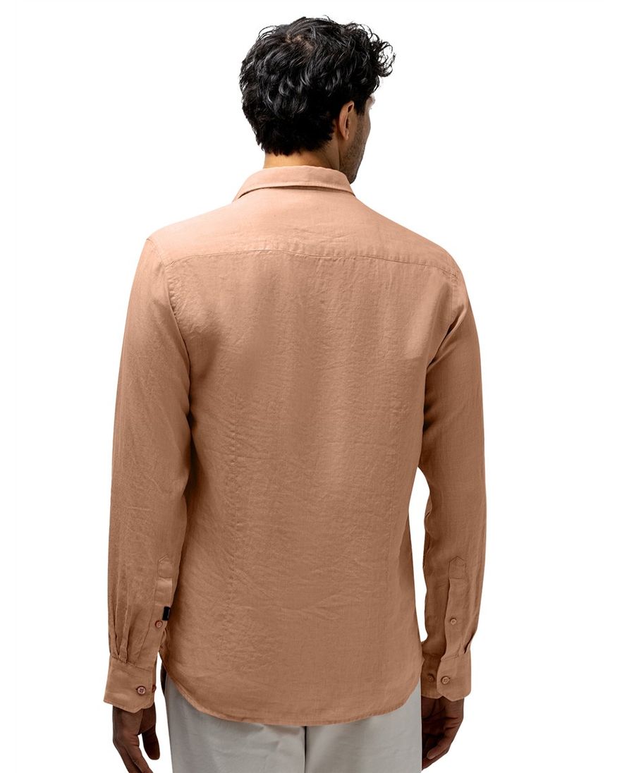 Oranje overhemd State of Art wijde fit