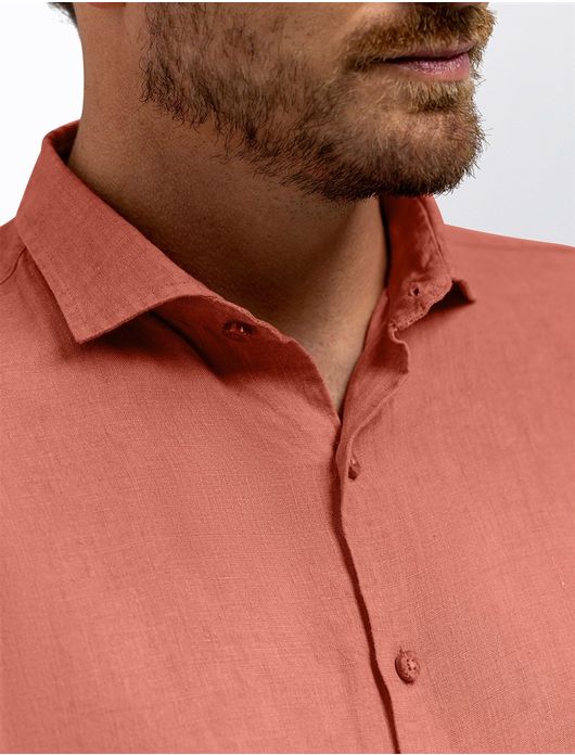 State of Art overhemd rood wijde fit