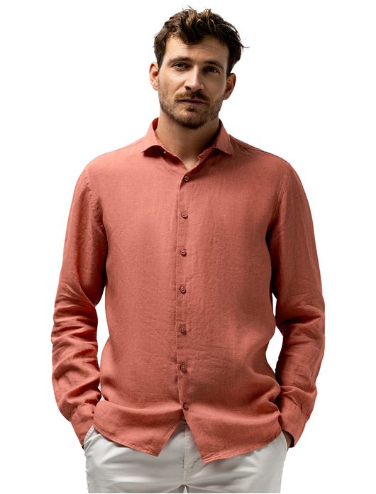 State of Art overhemd rood wijde fit