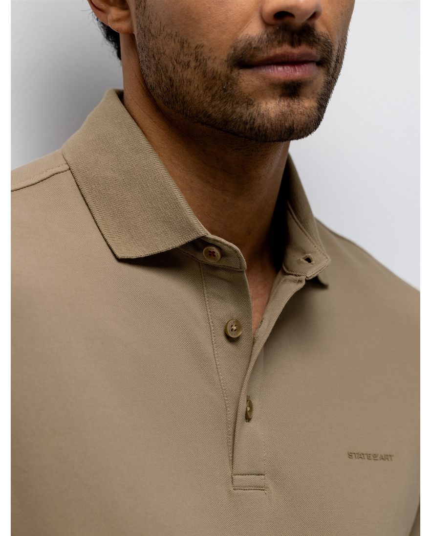 Regular fit polo State of Art groen