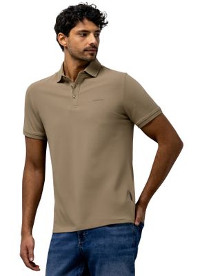 State of Art Korte mouw polo State of Art groen 3 knoops