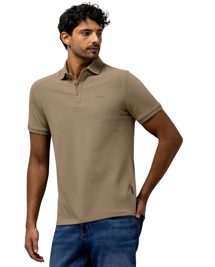 Regular fit polo State of Art groen