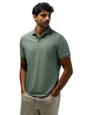 State of Art Polo State of Art effen groen 3 knoops
