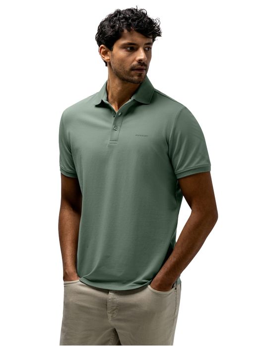 Polo State of Art groen Regular Fit