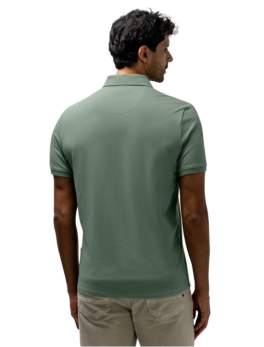 Polo State of Art groen Regular Fit