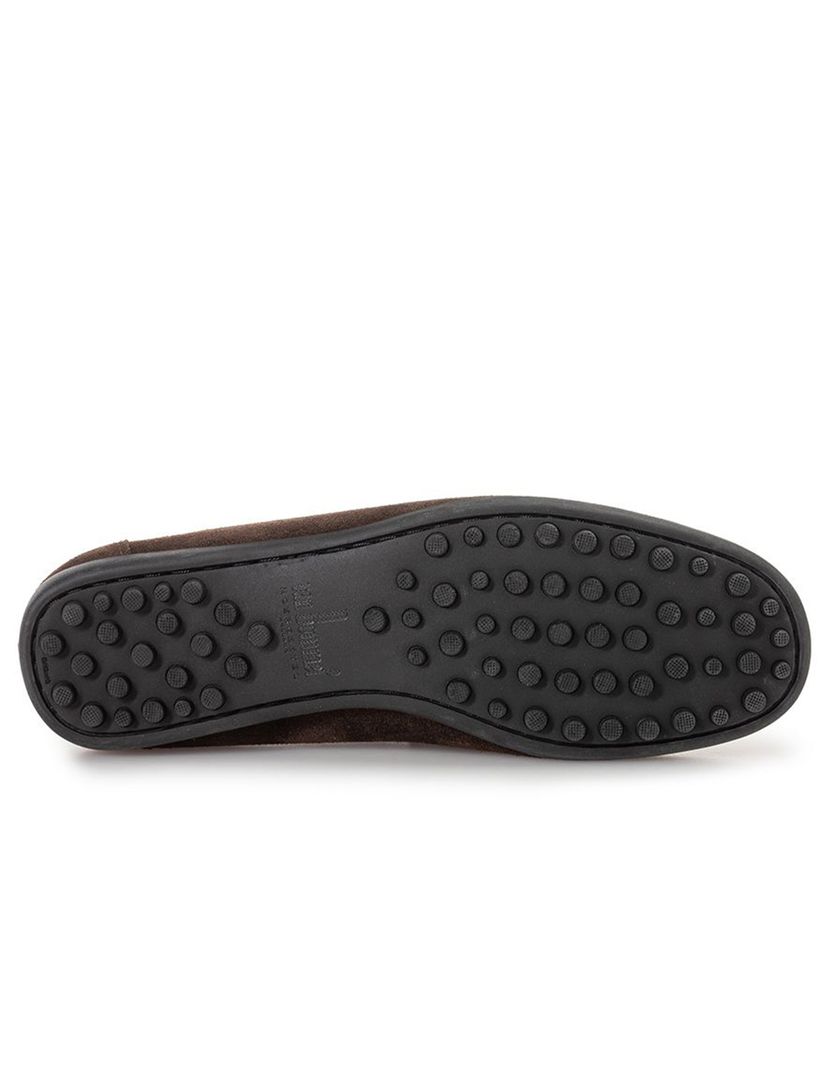 Suede Van Bommel loafer bruin