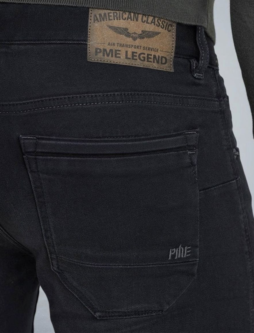 PME Legend Nightflight jeans zwart normale fit