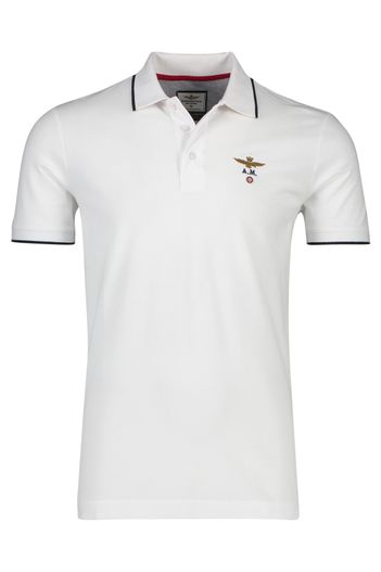 Aeronautica Militare Aeronautica Militare polo wit met embleem