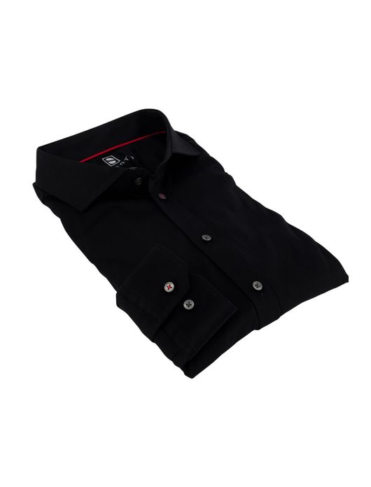 Desoto zwart overhemd katoen