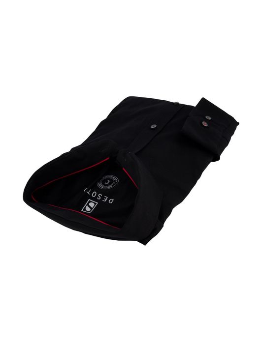 Desoto zwart overhemd katoen