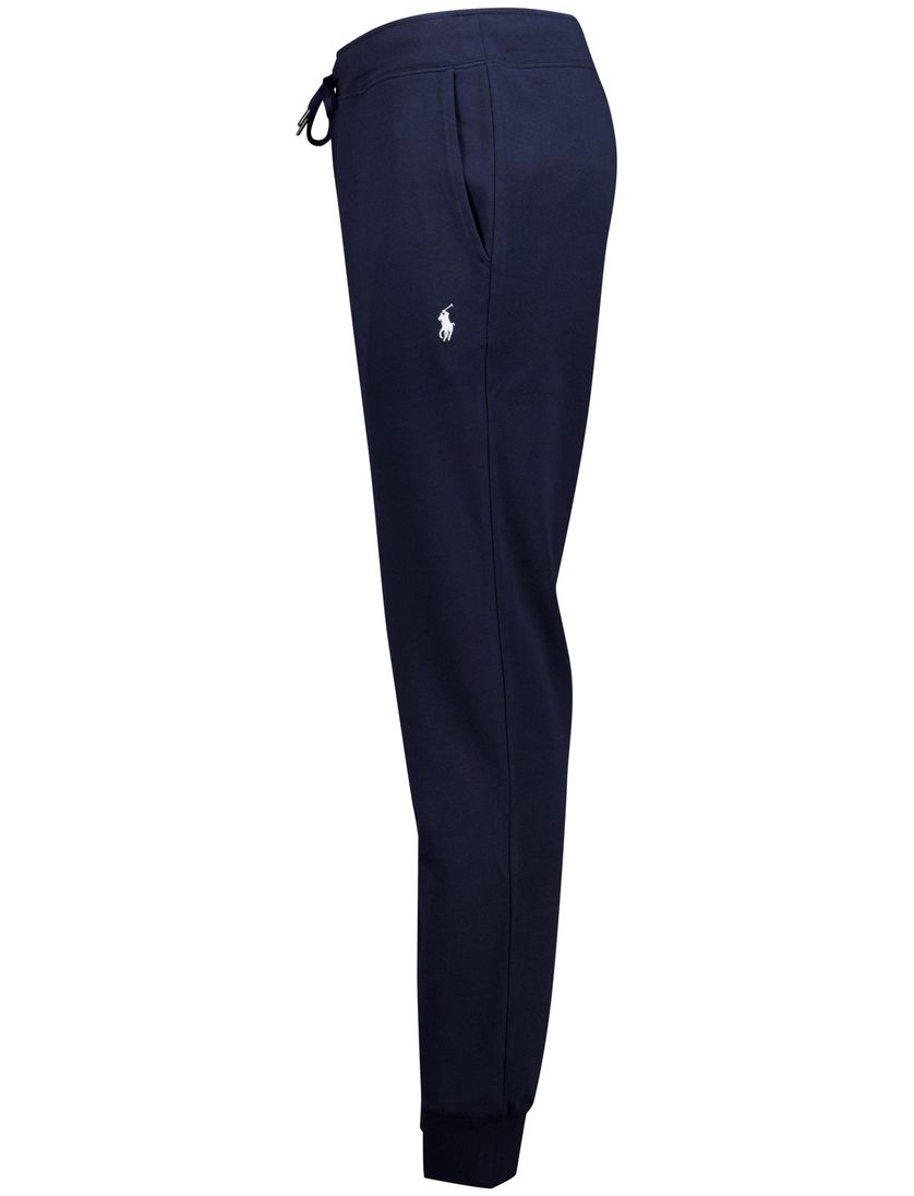 Ralph Lauren joggingbroek blauw katoen effen