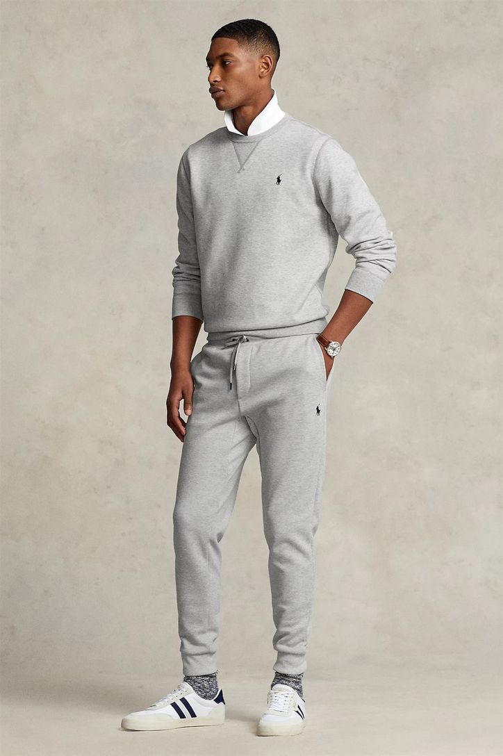 joggingbroek Ralph Lauren grijs katoen