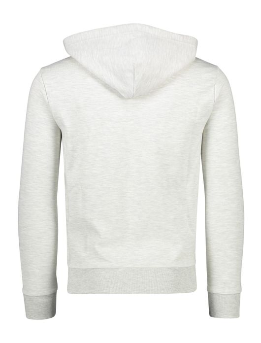 vest Polo Ralph Lauren grijs effen katoen opstaande kraag rits